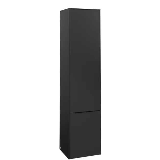 VILLEROY BOCH Vysoká skříň Subway 3.0, 2 dveře, 400 x 1710 x 362 mm, Volcano Black / Volcano Black #C58701VL