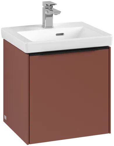 VILLEROY BOCH Subway 3.0 Vanity unit, 1 dveře, 423 x 429 x 378 mm, Vínově červená #C58101AH