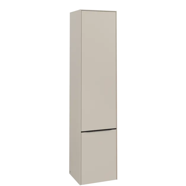 VILLEROY BOCH Subway 3.0 Vysoká skříň, 2 dveře, 400 x 1710 x 362 mm, Cashmere Grey / Cashmere Grey #C58701VN