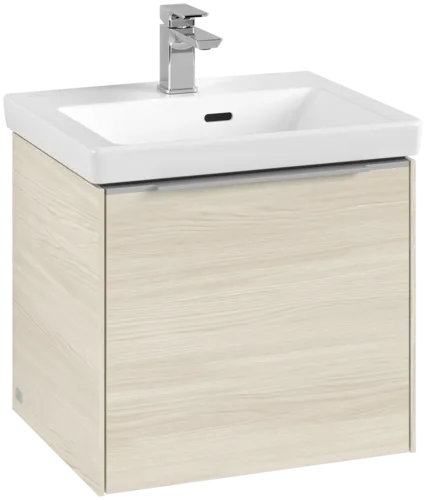 VILLEROY BOCH Subway 3.0 Vanity unit, s osvětlením, 1 zásuvka, 473 x 429 x 408 mm, bílý dub #C580L0AA