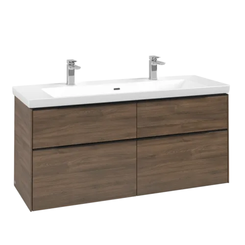VILLEROY BOCH Vanová skříňka Subway 3.0, 4 výsuvy, 1272 x 576 x 478 mm, dub Arizona #C60201VH