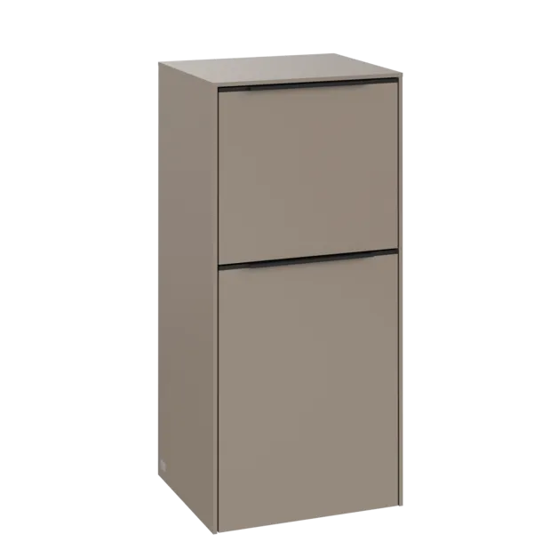VILLEROY BOCH Boční skříňka Subway 3.0, 1 zásuvka, 1 dvířka, 400 x 860 x 362 mm, taupe / taupe #C59501VM