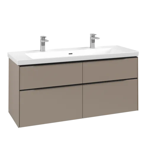 VILLEROY BOCH Subway 3.0 Vanity unit, 4 zásuvky, 1272 x 576 x 478 mm, Taupe #C60201VM