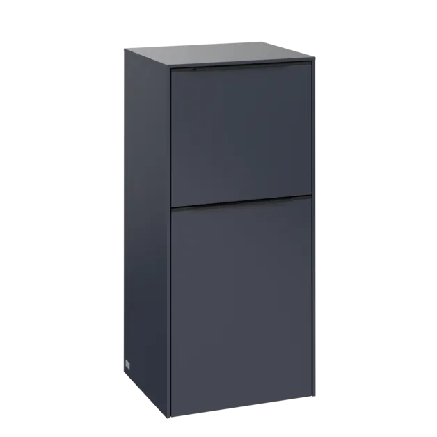 VILLEROY BOCH Subway 3.0 Boční skříňka, 1 zásuvka, 1 dvířka, 400 x 860 x 362 mm, Marine Blue / Marine Blue #C59501VQ