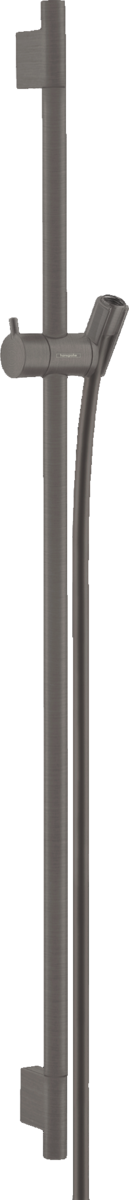 HANSGROHE Unica S Puro sprchová tyč 90 cm se sprchovou hadicí kartáčovaný černý chrom 28631340