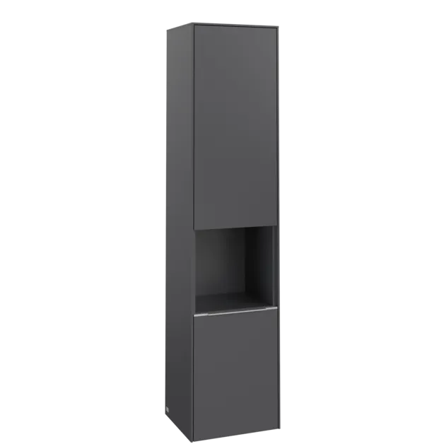 VILLEROY BOCH Subway 3.0 Vysoká skříň, 2 dveře, 400 x 1710 x 362 mm, Grafitová / Grafitová #C58900VR