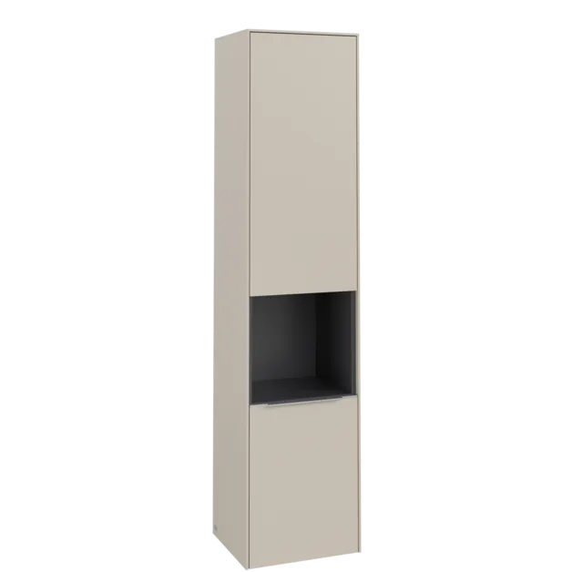 VILLEROY BOCH Subway 3.0 Vysoká skříň, 2 dveře, 400 x 1710 x 362 mm, Cashmere Grey / Cashmere Grey #C58900VN