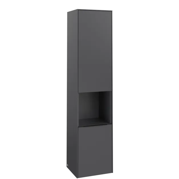 VILLEROY BOCH Subway 3.0 Vysoká skříň, 2 dveře, 400 x 1710 x 362 mm, Grafitová / Grafitová #C58801VR