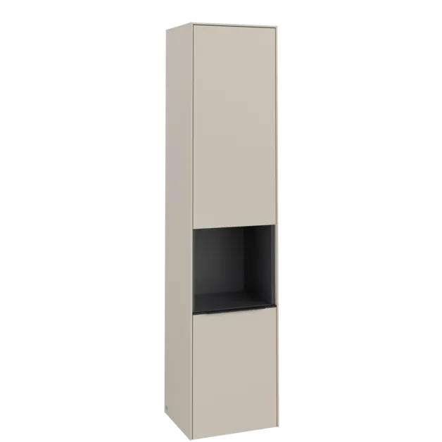 VILLEROY BOCH Subway 3.0 Vysoká skříň, 2 dveře, 400 x 1710 x 362 mm, Cashmere Grey / Cashmere Grey #C58801VN