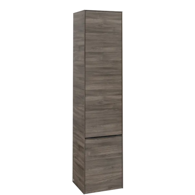 VILLEROY BOCH Subway 3.0 Vysoká skříň, 2 dveře, 400 x 1710 x 362 mm, Kamenný dub / Kamenný dub #C58701RK