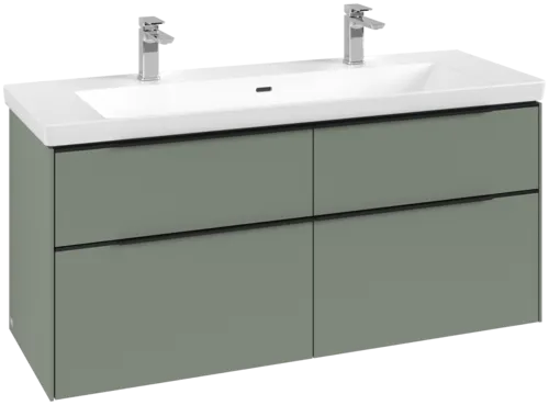 VILLEROY BOCH Subway 3.0 Vanity unit, 4 výsuvy, 1272 x 576 x 478 mm, Soft Green #C60201AF