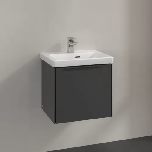 VILLEROY BOCH Subway 3.0 Vanity unit, 1 zásuvka, 473 x 429 x 408 mm, grafitová barva #C58002VR, obrázek 3
