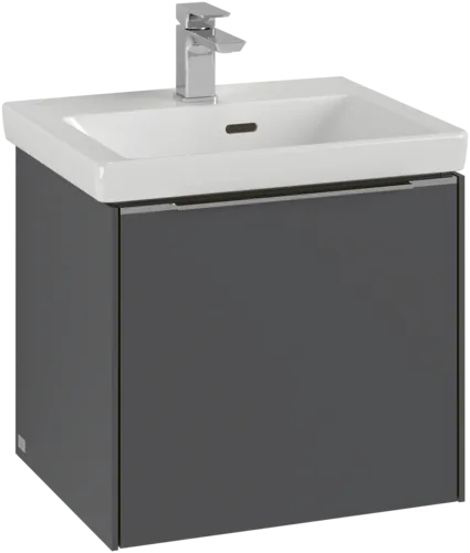 VILLEROY BOCH Subway 3.0 Vanity unit, 1 zásuvka, 473 x 429 x 408 mm, grafitová barva #C58002VR, obrázek 2