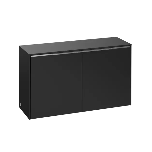 VILLEROY BOCH Příborník Subway 3.0, 2 dveře, 728 x 423 x 256 mm, Volcano Black / Volcano Black #C60000VL