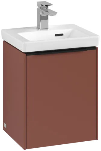 VILLEROY BOCH Subway 3.0 Vanity unit, 1 dveře, 351 x 429 x 309 mm, Vínově červená #C58301AH