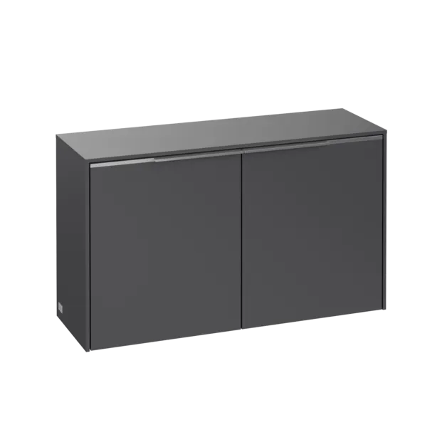 VILLEROY BOCH Příborník Subway 3.0, 2 dveře, 728 x 423 x 256 mm, Grafit / Grafit #C60000VR