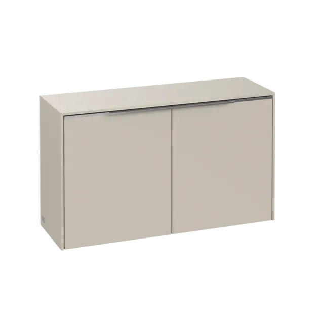 VILLEROY BOCH Příborník Subway 3.0, 2 dveře, 728 x 423 x 256 mm, kašmírově šedá / kašmírově šedá #C60000VN