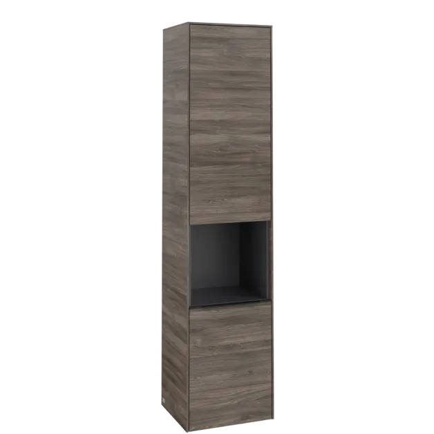 VILLEROY BOCH Subway 3.0 Vysoká skříň, 2 dveře, 400 x 1710 x 362 mm, Kamenný dub / Kamenný dub #C58801RK