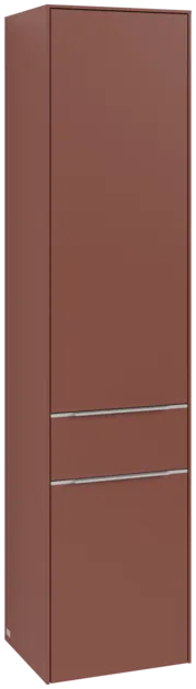 VILLEROY BOCH Spížní skříň Subway 3.0, 2 dveře, 1 zásuvka, 400 x 1710 x 362 mm, vínově červená #C59100AH