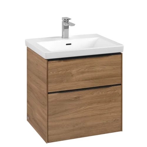 VILLEROY BOCH Subway 3.0 Vanity unit, 2 výsuvy, 572 x 576 x 478 mm, dub Kansas #C57801RH