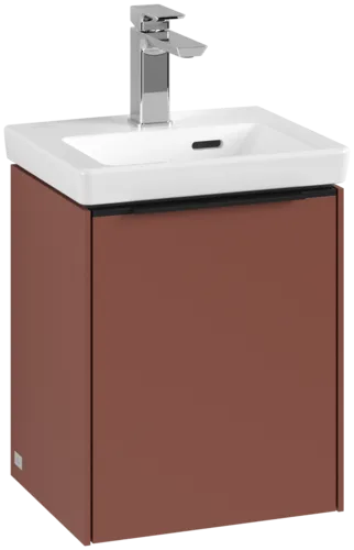 VILLEROY BOCH Subway 3.0 Vanity unit, 1 dveře, 351 x 429 x 309 mm, Vínově červená #C58401AH