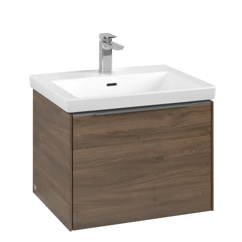VILLEROY BOCH Subway 3.0 Vanity unit, s osvětlením, 1 zásuvka, 572 x 429 x 478 mm, Arizona Oak #C577L0VH