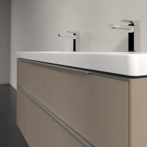 VILLEROY BOCH Subway 3.0 Vanity unit, s osvětlením, 4 výsuvy, 1272 x 576 x 478 mm, taupe #C602L0VM, obrázek 6