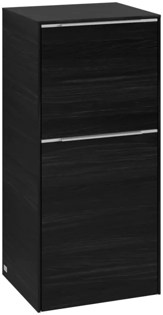 VILLEROY BOCH Boční skříňka Subway 3.0, 1 zásuvka, 1 dvířka, 400 x 860 x 362 mm, černý dub #C59400AB