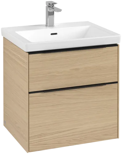 VILLEROY BOCH Vanová skříňka Subway 3.0, 2 výsuvy, 572 x 576 x 478 mm, severský dub #C57801VJ