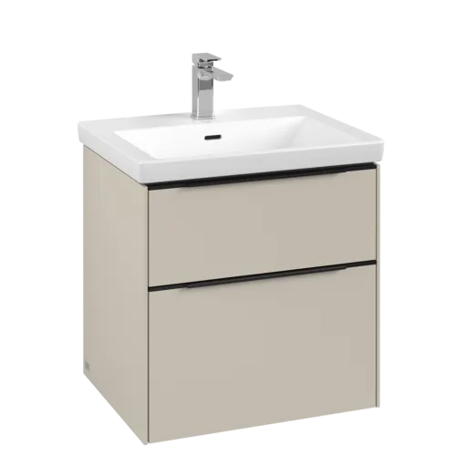 VILLEROY BOCH Subway 3.0 Vanity unit, 2 výsuvy, 572 x 576 x 478 mm, Cashmere Grey #C57801VN