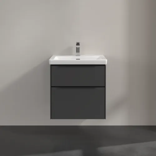 VILLEROY BOCH Subway 3.0 Vanity unit, 2 výsuvy, 572 x 576 x 478 mm, grafitová barva #C57801VR, obrázek 3