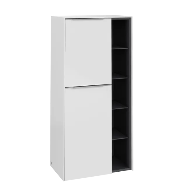 VILLEROY BOCH Středová skříňka Subway 3.0, 2 dveře, 574 x 1200 x 362 mm, Brilliant White / Brilliant White #C59800VE