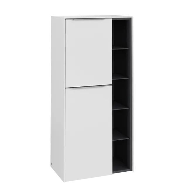 VILLEROY BOCH Středová skříňka Subway 3.0, 2 dveře, 574 x 1200 x 362 mm, čistě bílá / čistě bílá #C59800VF
