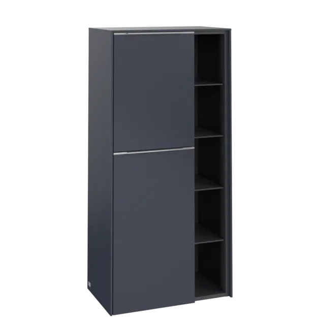 VILLEROY BOCH Středová skříňka Subway 3.0, 2 dveře, 574 x 1200 x 362 mm, Marine Blue / Marine Blue #C59800VQ