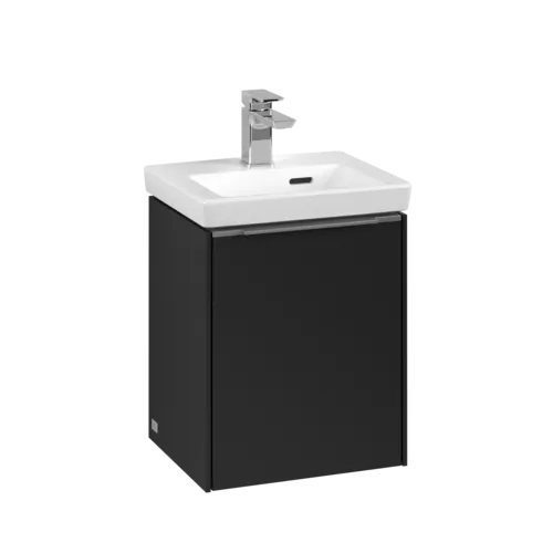 VILLEROY BOCH Subway 3.0 Vanity unit, 1 dveře, 351 x 429 x 309 mm, Volcano Black #C58300VL