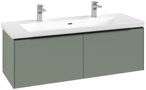 VILLEROY BOCH Subway 3.0 Vanity unit, 2 výsuvy, 1272 x 429 x 478 mm, Soft Green #C60101AF
