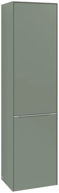 VILLEROY BOCH Spížní skříň Subway 3.0, 1 dveře, 1 výklop na prádlo, 450 x 1710 x 362 mm, jemně zelená #C59300AF