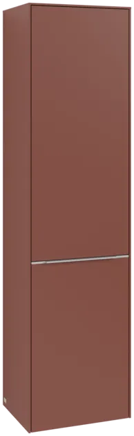 VILLEROY BOCH Spížní skříň Subway 3.0, 1 dveře, 1 výklop na prádlo, 450 x 1710 x 362 mm, vínově červená #C59300AH