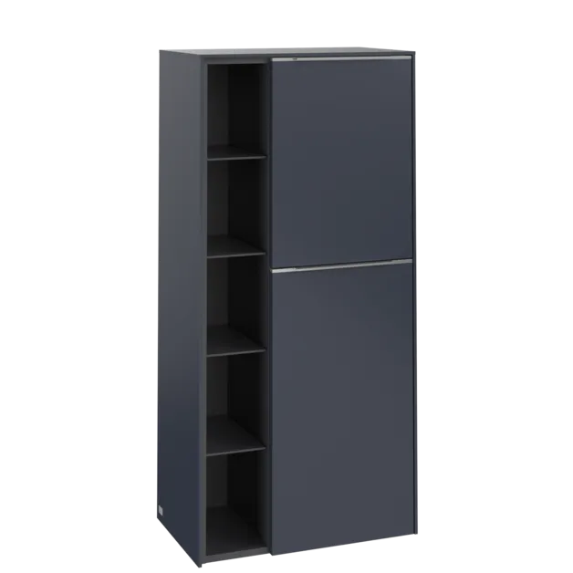 VILLEROY BOCH Středová skříňka Subway 3.0, 2 dveře, 574 x 1200 x 362 mm, Marine Blue / Marine Blue #C59900VQ