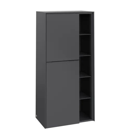 VILLEROY BOCH Středová skříňka Subway 3.0, 2 dveře, 574 x 1200 x 362 mm, Grafit / Grafit #C59802VR