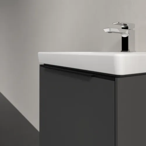 VILLEROY BOCH Subway 3.0 Vanity unit, s osvětlením, 1 zásuvka, 473 x 429 x 408 mm, grafitová barva #C580L1VR, obrázek 6