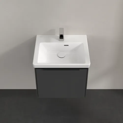 VILLEROY BOCH Subway 3.0 Vanity unit, s osvětlením, 1 zásuvka, 473 x 429 x 408 mm, grafitová barva #C580L1VR, obrázek 4