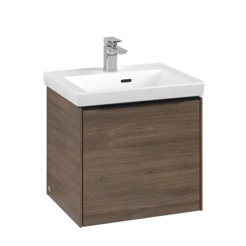 VILLEROY BOCH Subway 3.0 Vanity unit, s osvětlením, 1 zásuvka, 473 x 429 x 408 mm, Arizona Oak #C580L1VH
