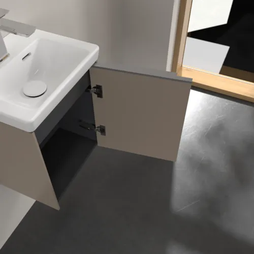 VILLEROY BOCH Subway 3.0 Vanity unit, 1 dveře, 351 x 429 x 309 mm, taupe #C58400VM, obrázek 6