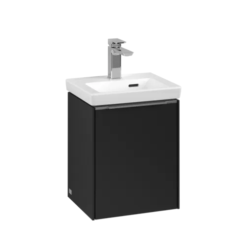 VILLEROY BOCH Subway 3.0 Vanity unit, 1 dveře, 351 x 429 x 309 mm, Volcano Black #C58400VL