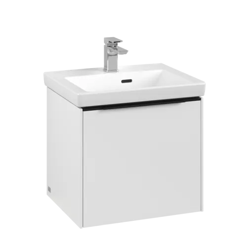VILLEROY BOCH Subway 3.0 Vanity unit, s osvětlením, 1 zásuvka, 473 x 429 x 408 mm, čistě bílá #C580L1VF
