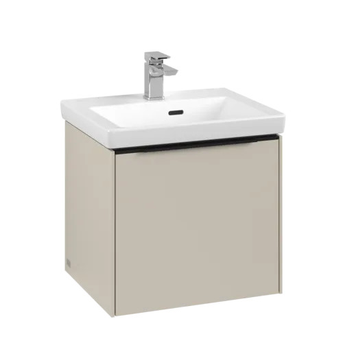 VILLEROY BOCH Subway 3.0 Vanity unit, s osvětlením, 1 zásuvka, 473 x 429 x 408 mm, Cashmere Grey #C580L1VN