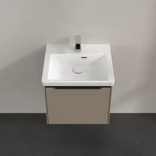 VILLEROY BOCH Subway 3.0 Vanity unit, s osvětlením, 1 zásuvka, 473 x 429 x 408 mm, taupe #C580L1VM, obrázek 4