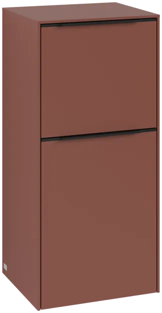 VILLEROY BOCH Boční skříňka Subway 3.0, 1 zásuvka, 1 dvířka, 400 x 860 x 362 mm, vínově červená #C59501AH