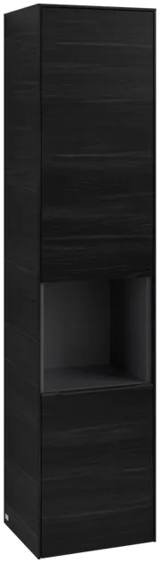 VILLEROY BOCH Vysoká skříň Subway 3.0, 2 dveře, 400 x 1710 x 362 mm, černý dub #C58801AB